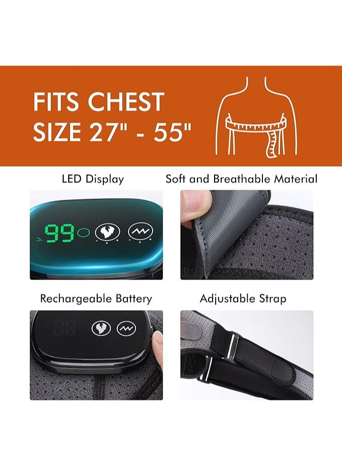 1Pcs Heated Shoulder Wrap with Massage, Shoulder Heating Pad for Rotator Cuff Frozen Shoulder, Cordless Shoulder Heating Pads Shoulder Massager with Heat. ﻿ - Image 3